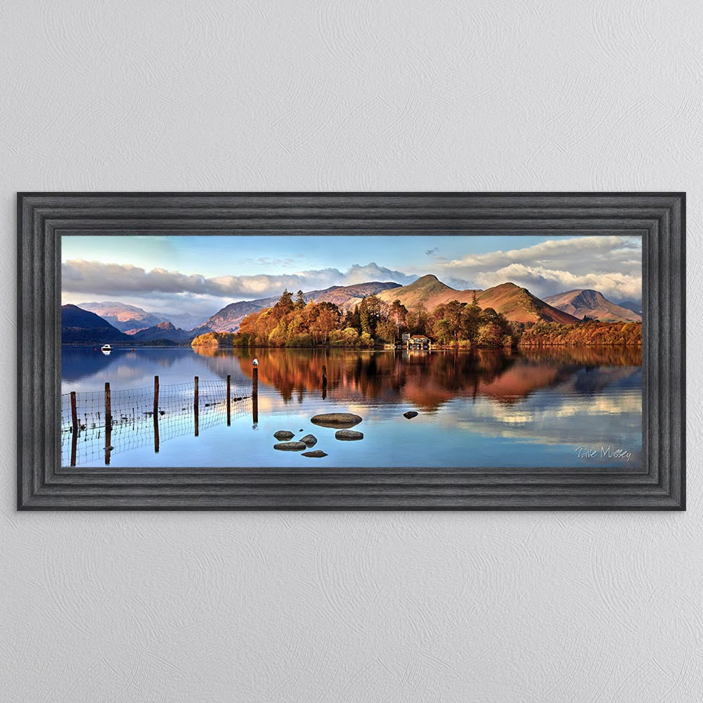 Derwentwater Panorama Framed Wall Art