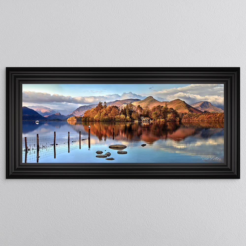 Derwentwater Panorama Framed Wall Art