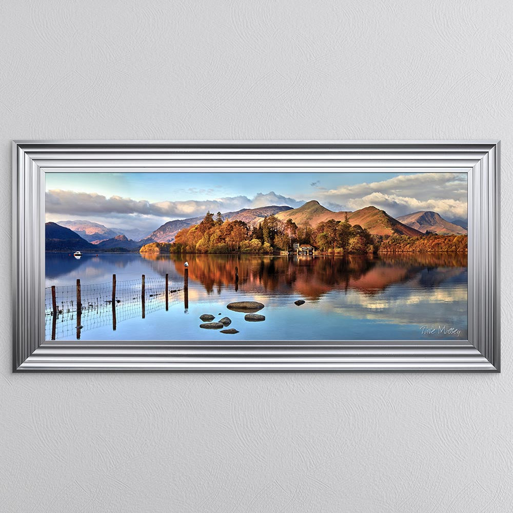 Derwentwater Panorama Framed Wall Art