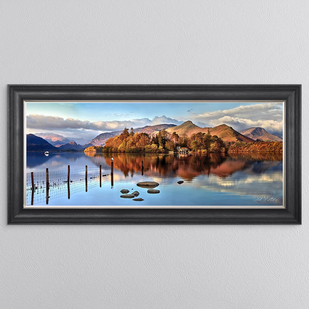 Derwentwater Panorama Framed Wall Art