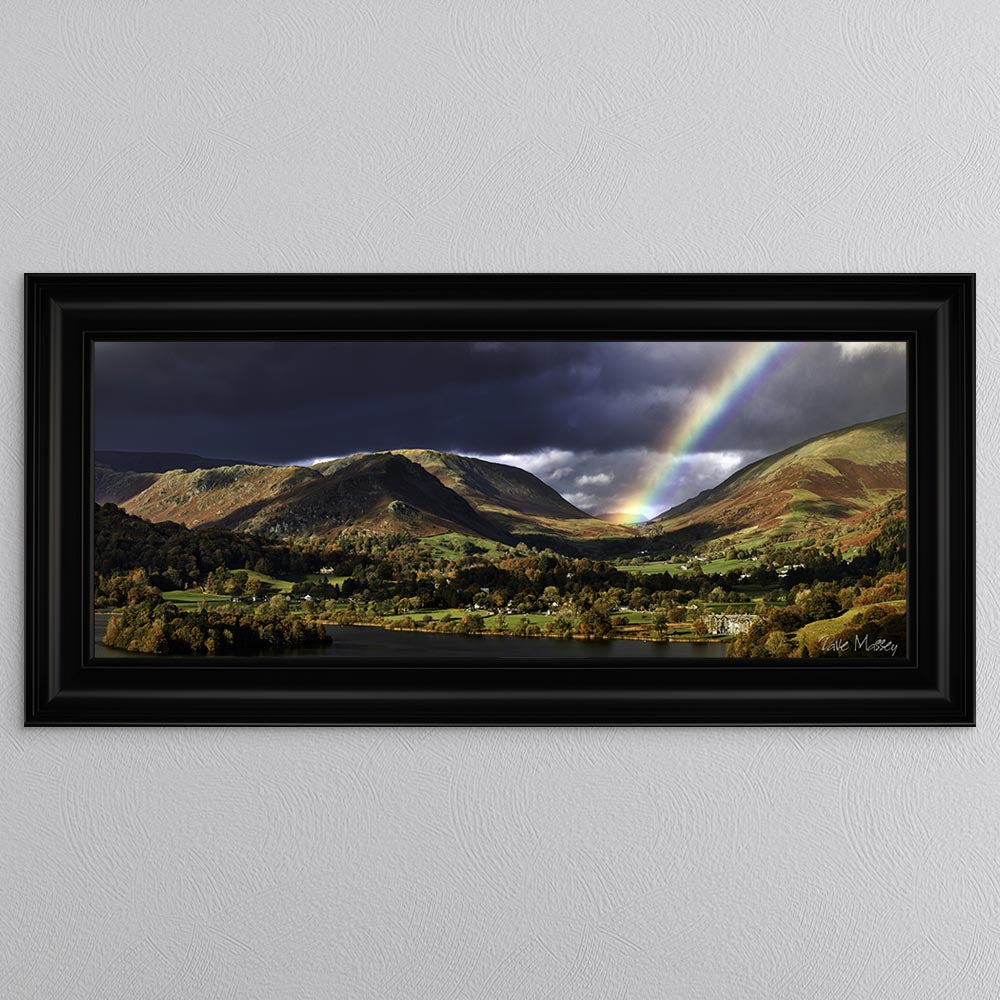 Rainbow Over Grasmere Framed Wall Art
