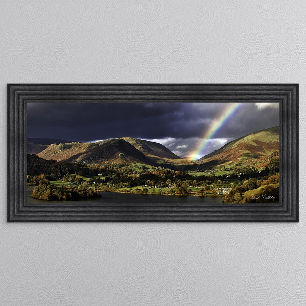 Rainbow Over Grasmere Framed Wall Art