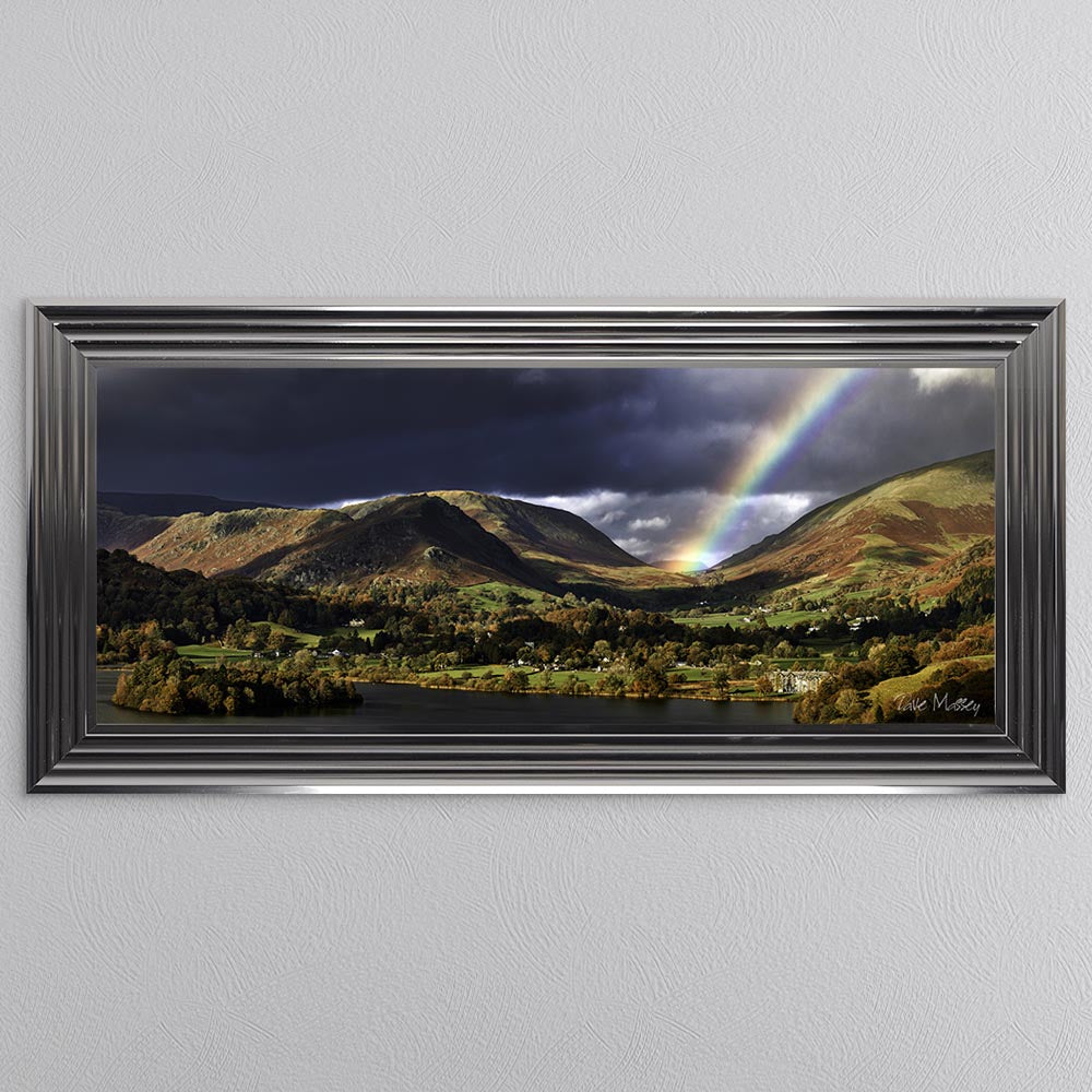 Rainbow Over Grasmere Framed Wall Art