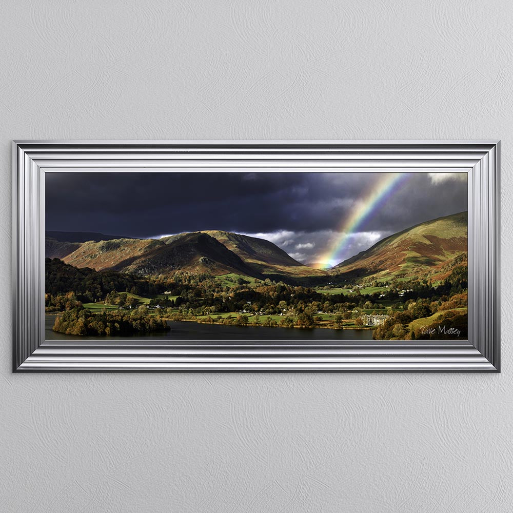 Rainbow Over Grasmere Framed Wall Art