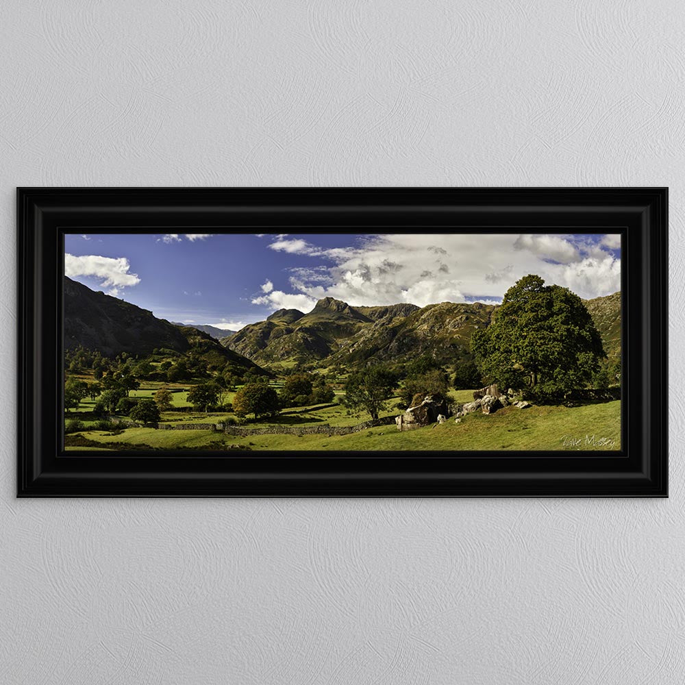 Late Summer At Great Langdale Framed Wall Art