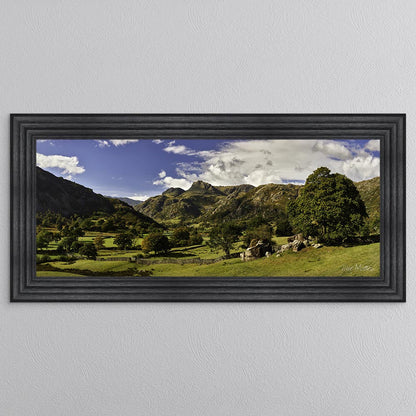 Late Summer At Great Langdale Framed Wall Art