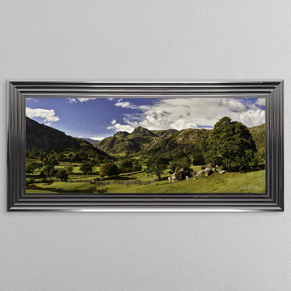 Late Summer At Great Langdale Framed Wall Art