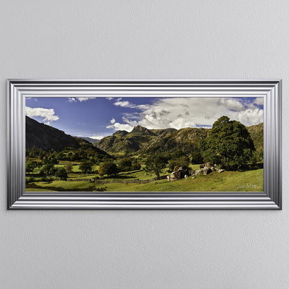 Late Summer At Great Langdale Framed Wall Art
