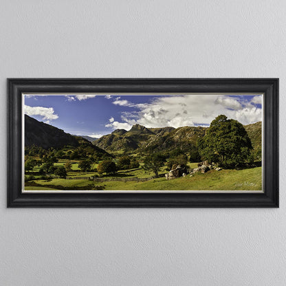 Late Summer At Great Langdale Framed Wall Art