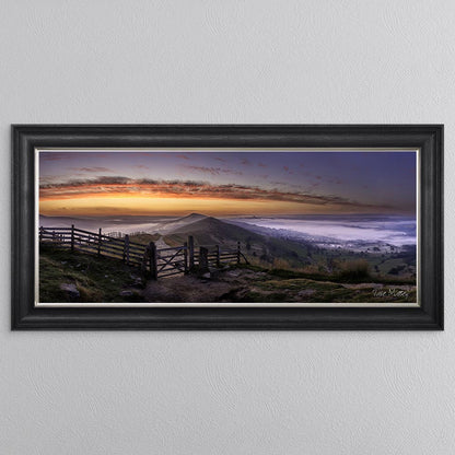 Sunrise Ridge Framed Wall Art