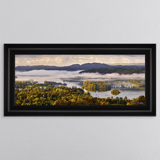 Windermere Morning Mists Framed Wall Art