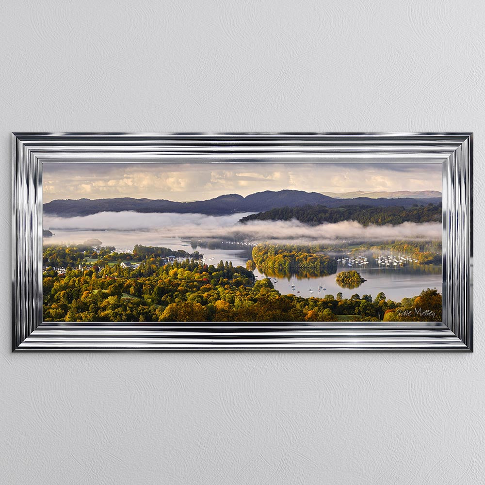 Windermere Morning Mists Framed Wall Art