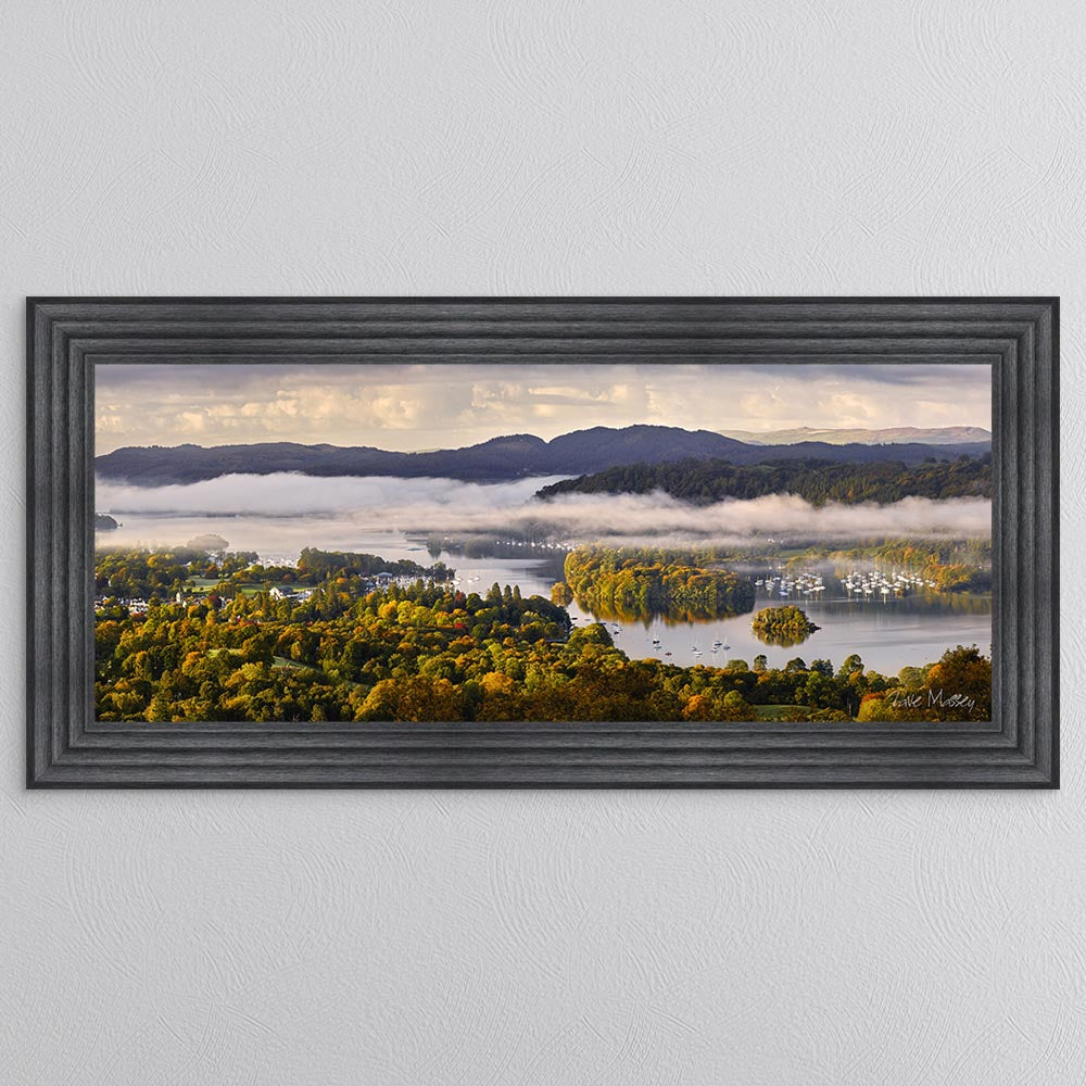 Windermere Morning Mists Framed Wall Art