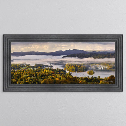 Windermere Morning Mists Framed Wall Art