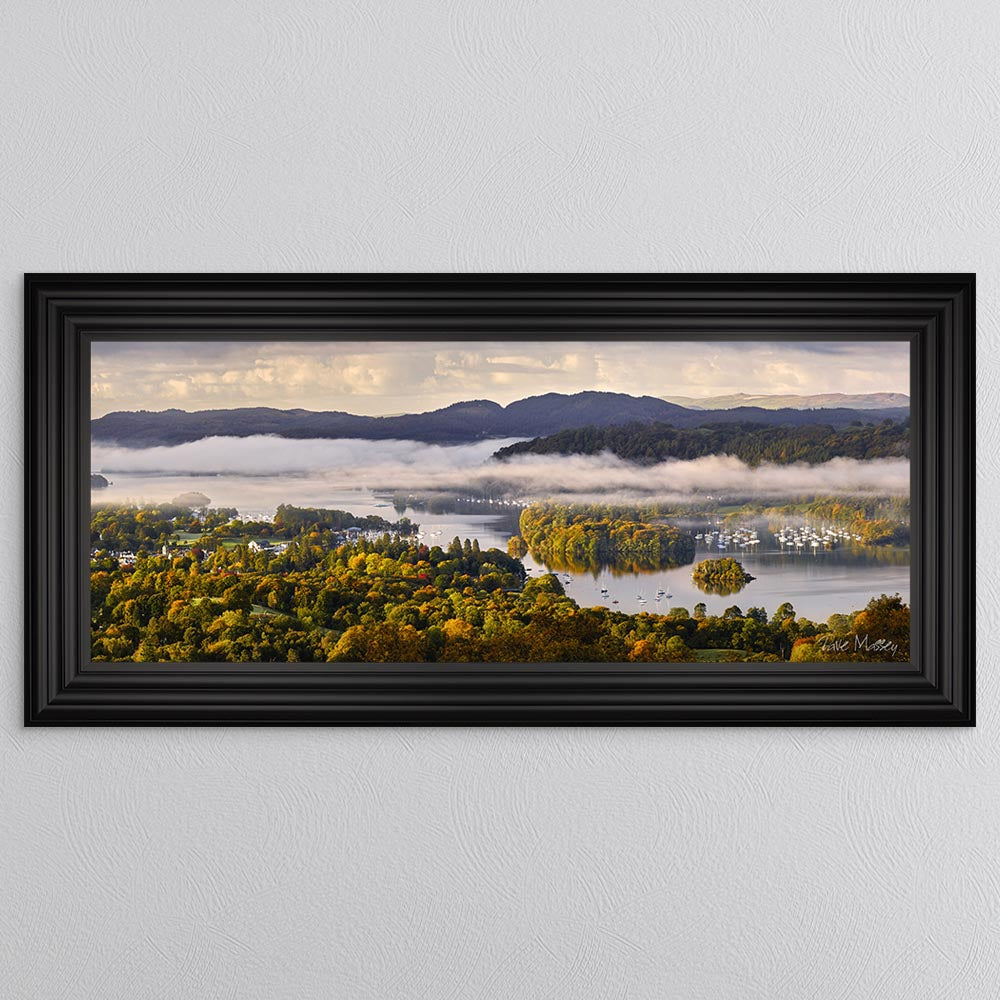 Windermere Morning Mists Framed Wall Art