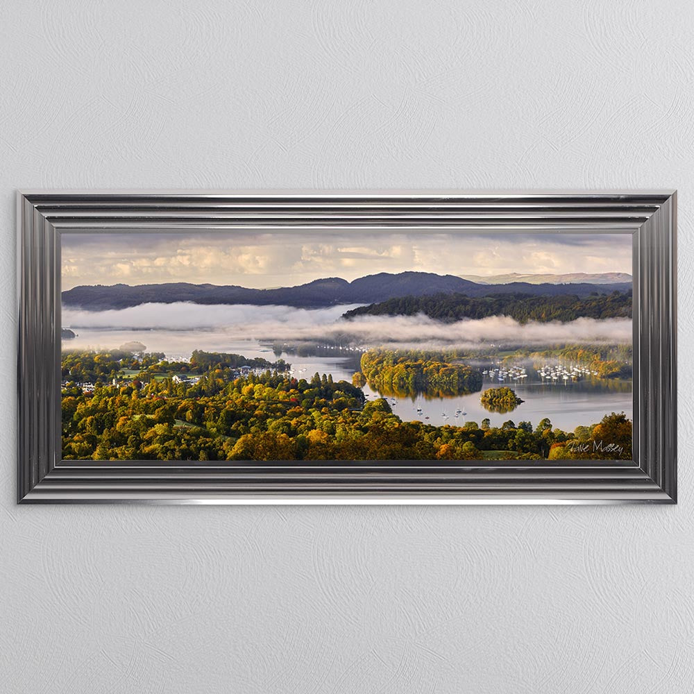 Windermere Morning Mists Framed Wall Art
