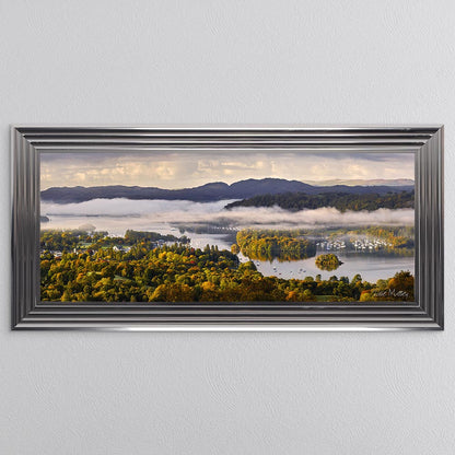Windermere Morning Mists Framed Wall Art