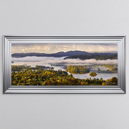 Windermere Morning Mists Framed Wall Art