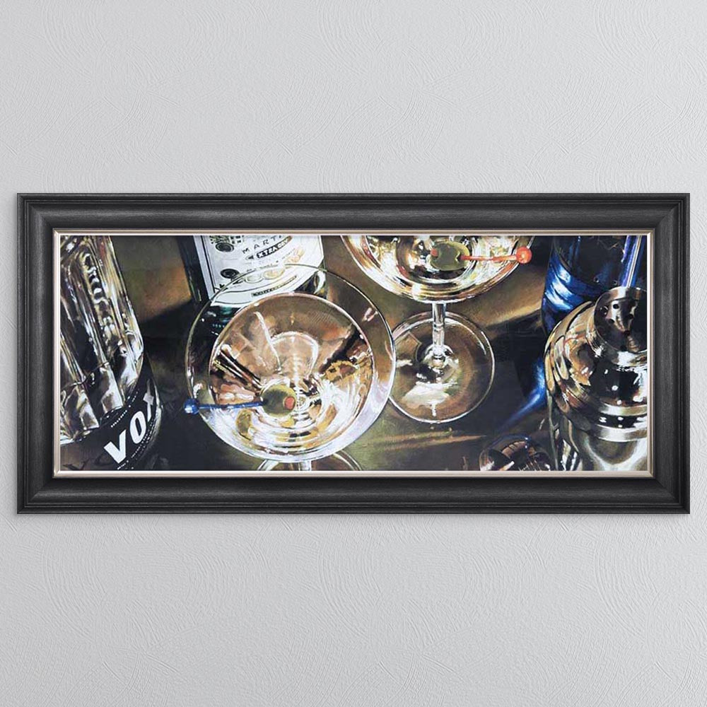 Martini Bar Framed Wall Art