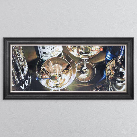 Martini Bar Framed Wall Art