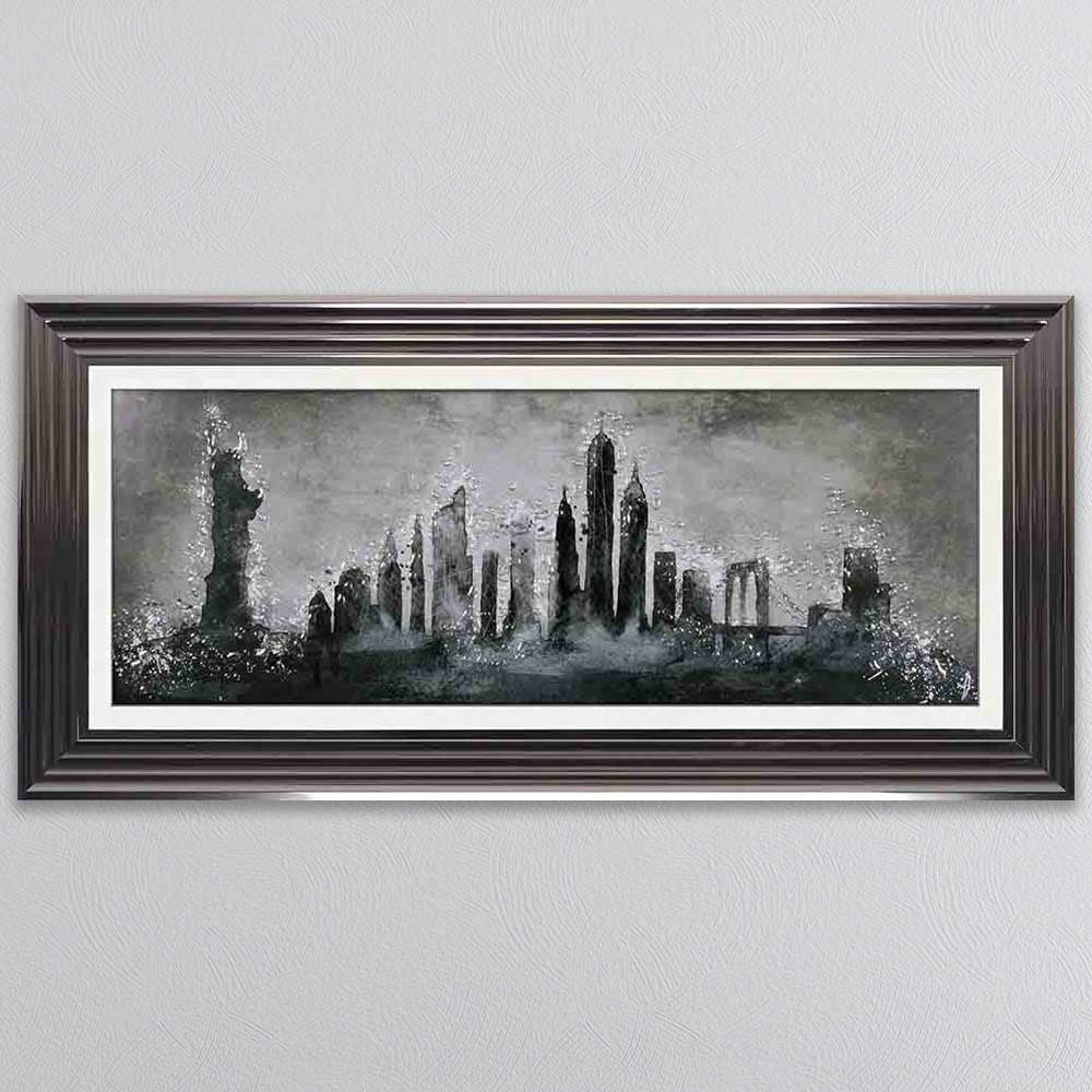 New York Sketch Framed Wall Art