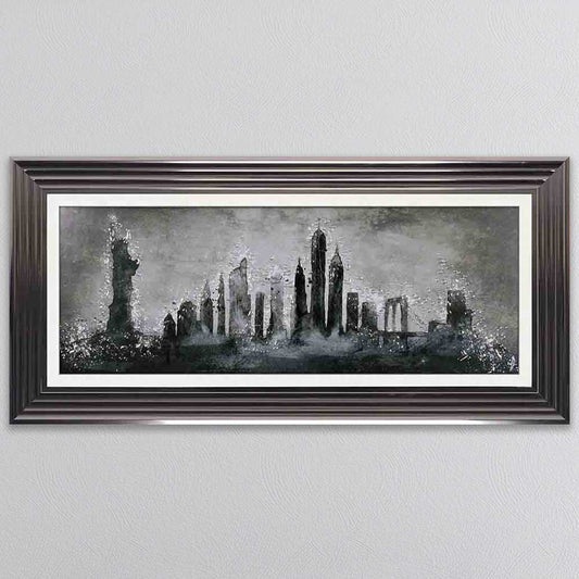 New York Sketch Framed Wall Art