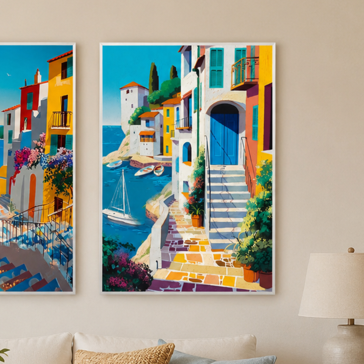 Meditaranean Dreams 3 Velvet Canvas