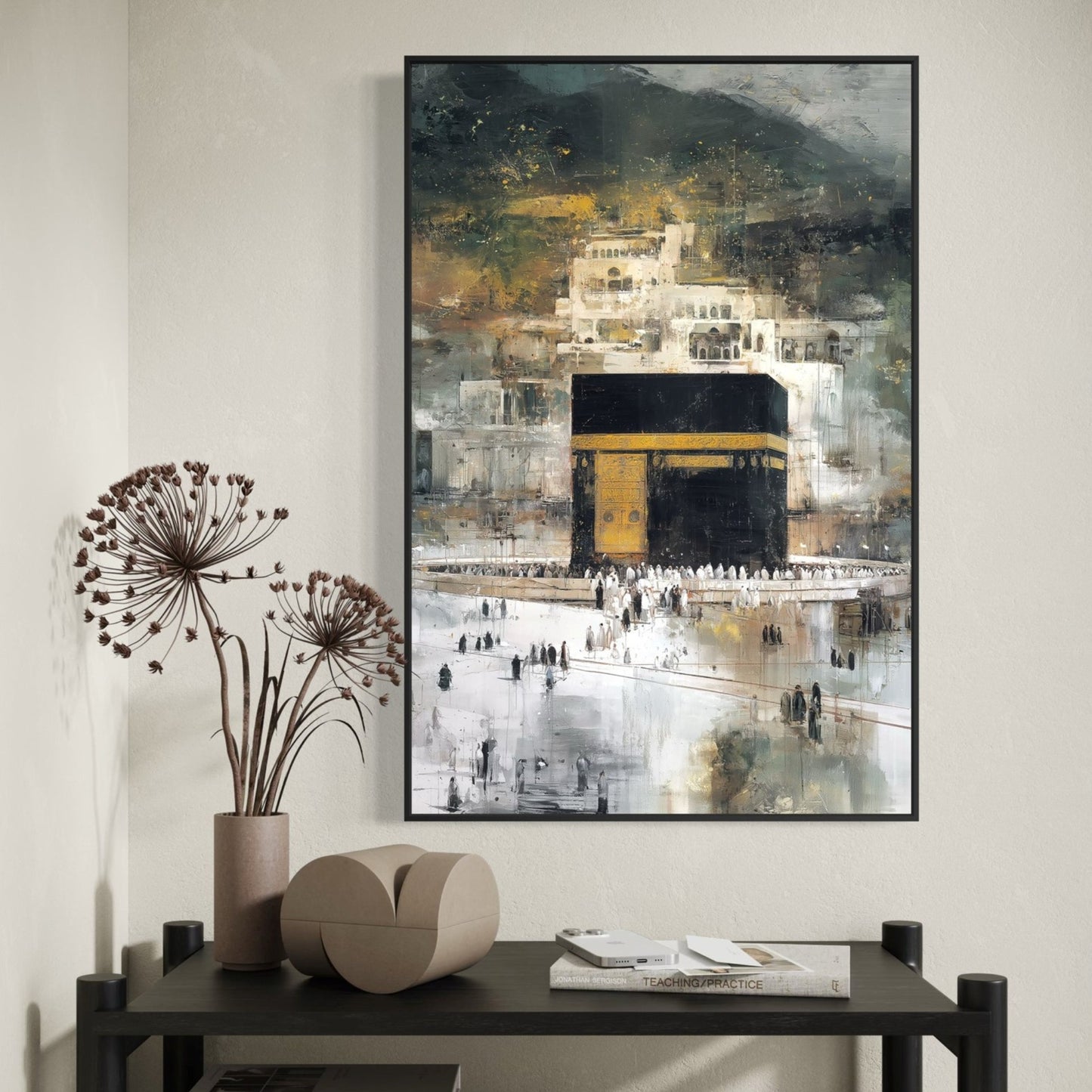 Majesty of Makkah Velvet Canvas