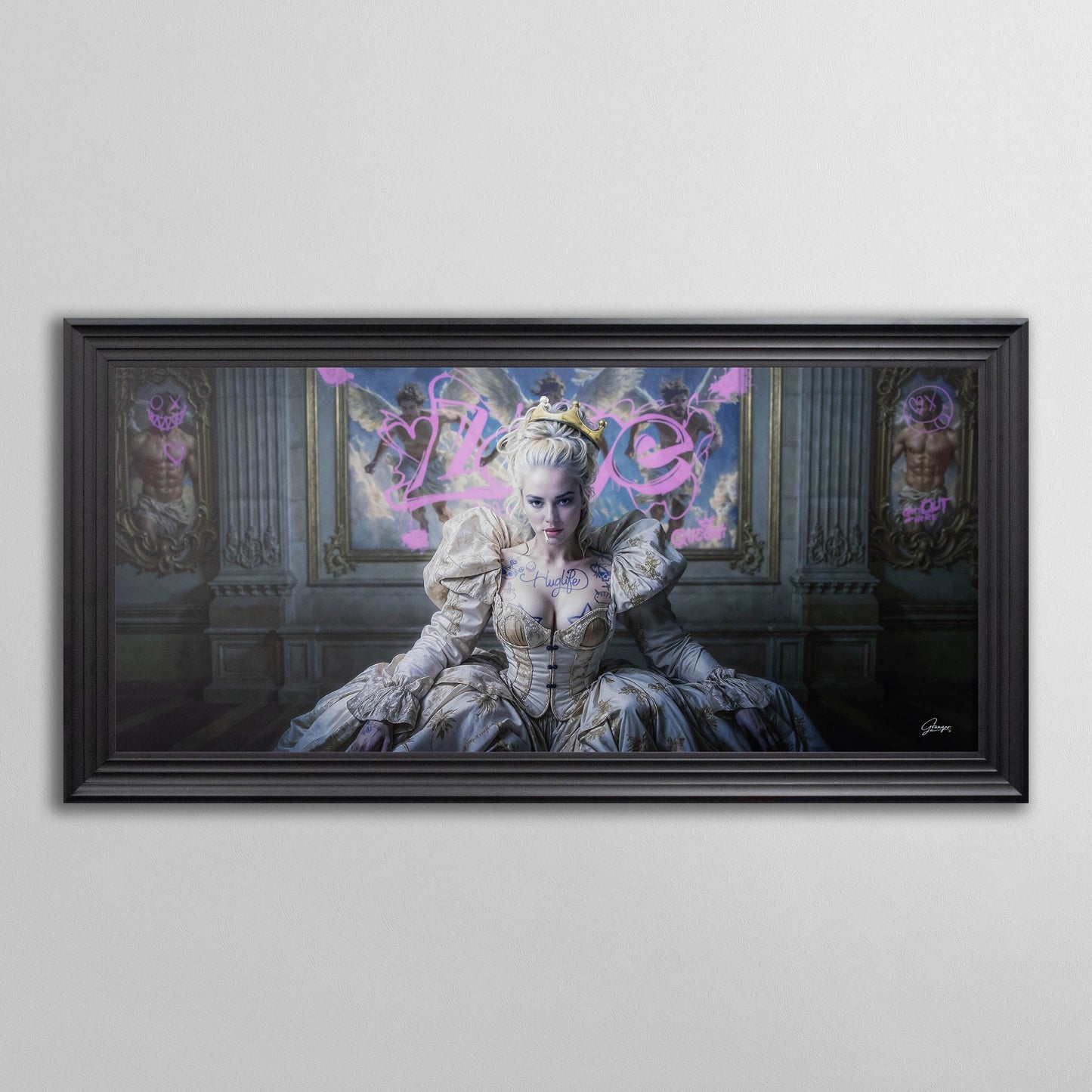 The Pompadour by Alexandre Granger Framed Wall Art