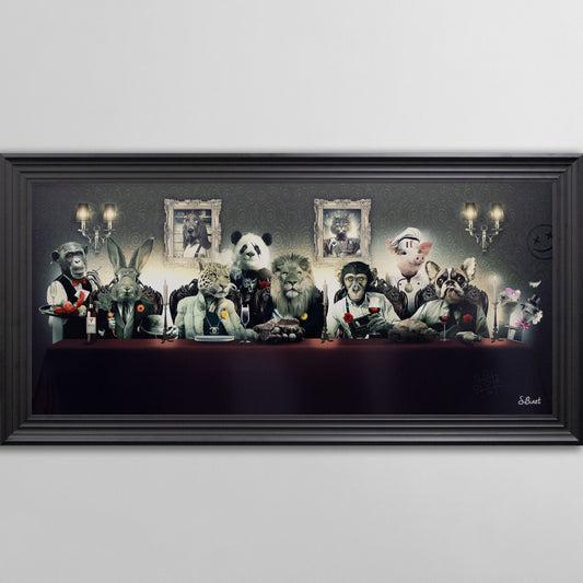 Le Banquet by Sylvain Binet Framed Wall Art