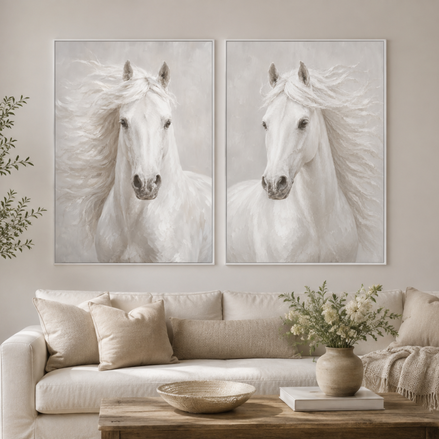 Ivory Spirit 2 Velvet Canvas