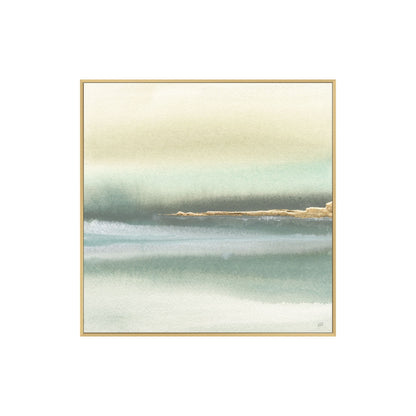 Gold Earth 1 Framed Canvas Art