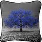 Navy Cherry Tree Cushion - 55 x 55