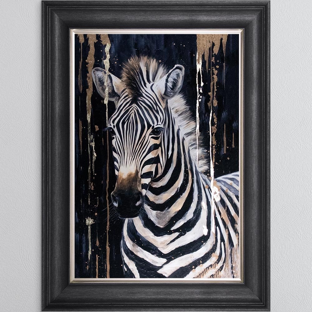Ziggy Zebra Framed Wall Art