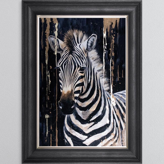 Ziggy Zebra Framed Wall Art