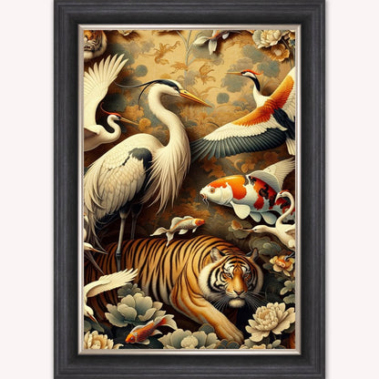 Luxury Velvet Art Print - Orient 3 Framed Wall Art