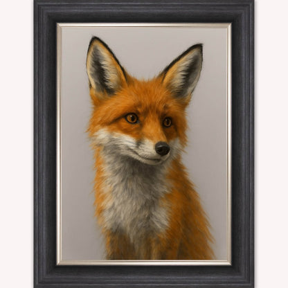 Curious Fox 2 Framed Wall Art