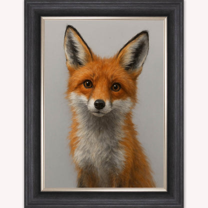 Curious Fox 1 Framed Wall Art