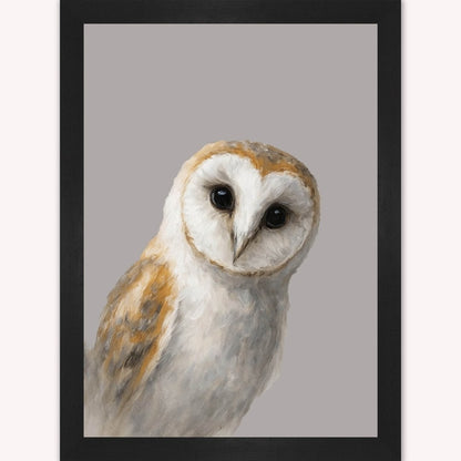 Curious Owl Framed Wall Art