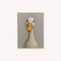 Curious Duck Colour Velvet Canvas Art