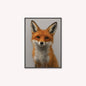 Curious Fox 1 Velvet Canvas Art