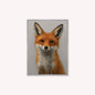 Curious Fox 1 Velvet Canvas Art