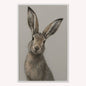 Curious Hare 1 Velvet Canvas Art