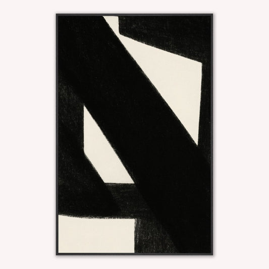 Gentle Geometry 2 Velvet Canvas Art