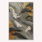 Neutral River Crane 2 Velvet Canvas Art