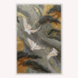 Neutral River Crane 2 Velvet Canvas Art