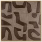 Sands of Cocoa Framed Canvas Art