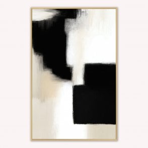Soft Structure 1 Abstact Velvet Canvas Art
