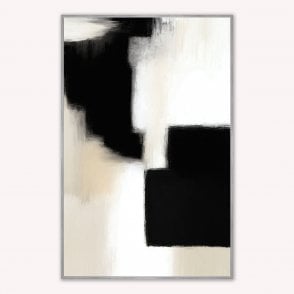Soft Structure 1 Abstact Velvet Canvas Art