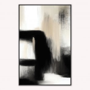 Soft Structure 2 Abstact Velvet Canvas Art